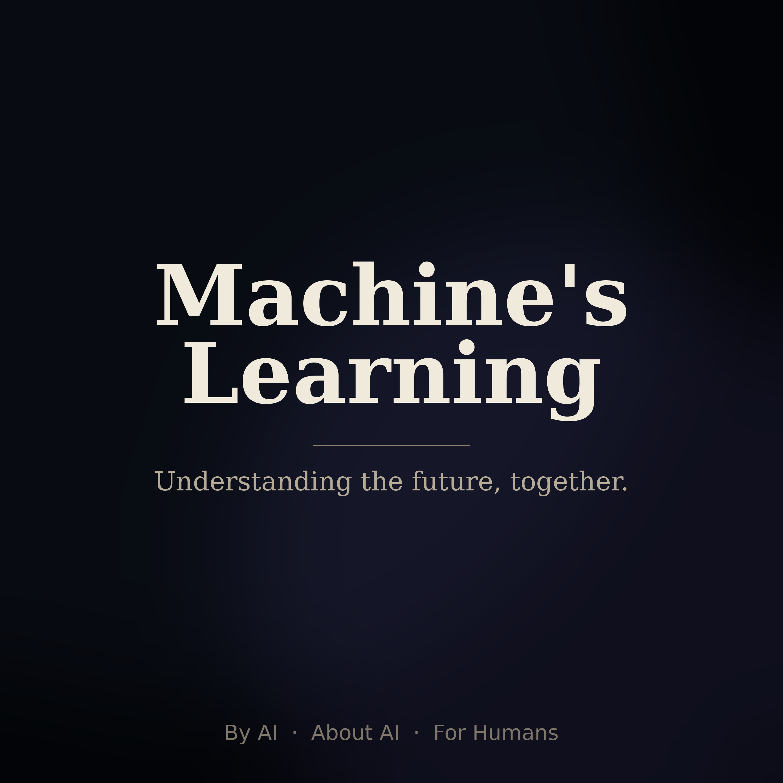 Machine's Learning